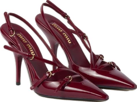 miu miu cherry heels|miu miuu heels.